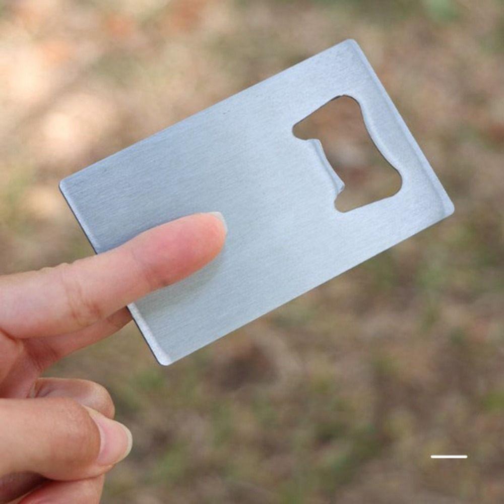 85*54mm Bottle Opener Metal Wallet Bottle Opener High Quality Credit Card Bottle Tool