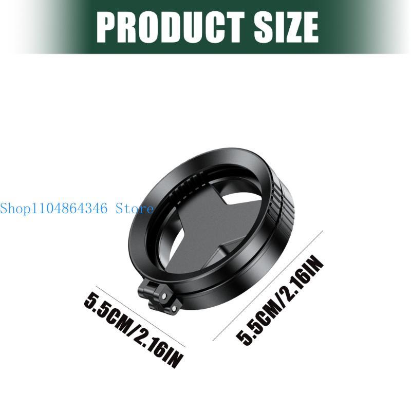 Rotating 360 Degree Adjustable CPL Filter Suitable For Smartphone Magnetic Fast Release Portable Foldable Lens Accessory