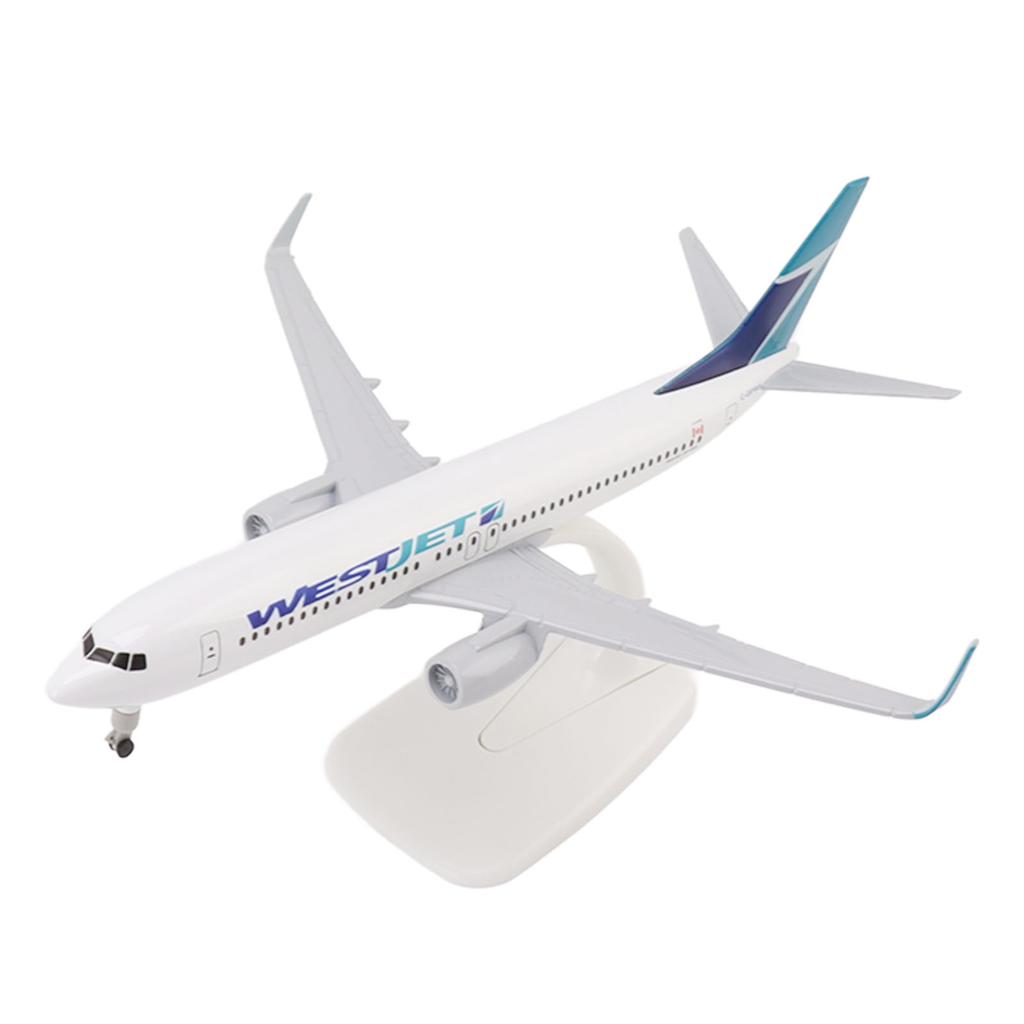 Металлическая модель самолета, точный масштаб, домашний декор, устойчивая основа, литая модель самолета из сплава с поддержкой