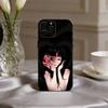 Чехол для телефона H-Horror T-Tomie-E для iPhone 17pro,16,15,14,13,12,11 Plus,Pro Max,XS,Мягкий силиконовый черный чехол