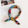 50 Spring/Summer New Small Scarf Small Square Scarf Women'S Professional Decoration Printed Professional Fashion Scarf