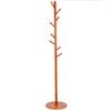 Multifunction Coat Rack Floor Standing Clothes Hanger for Home Hat Handbags BedroomBrown
