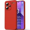 Silicone Case for Xiaomi Redmi Note 13 Pro+ 5G - Red - Flexible - Anti-slip