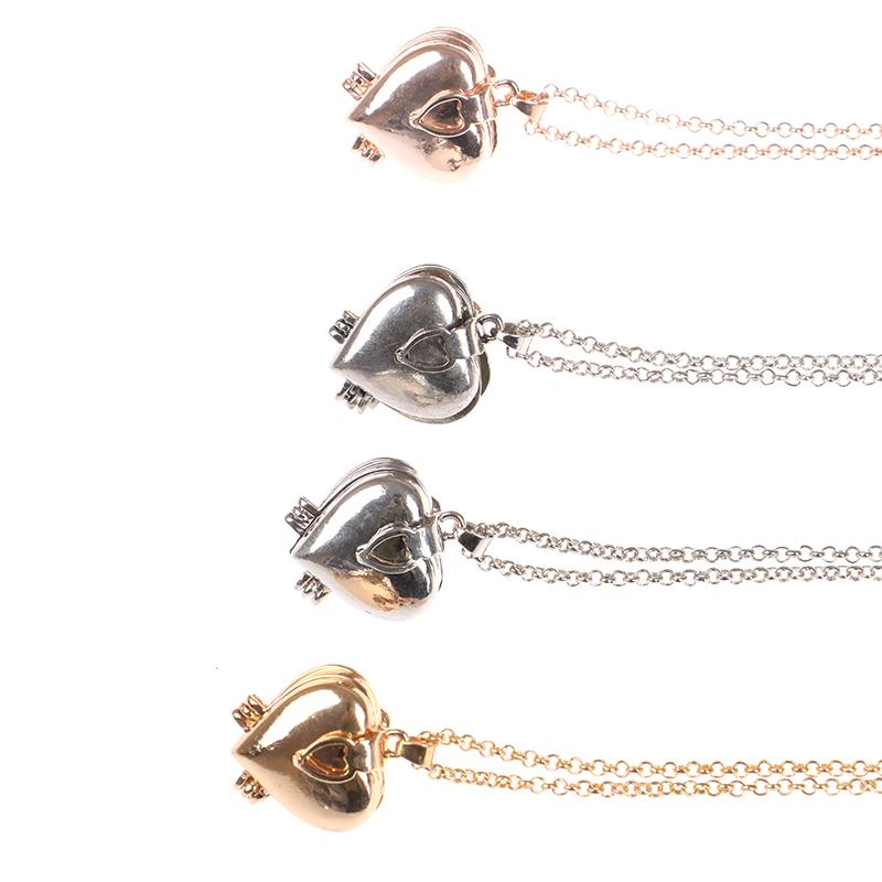 Ювелирные изделия своими руками, винтажное 4-слойное ожерелье-медальон в форме сердца с фотографией, открывающийся кулон