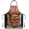 Funny Apron Muscle Man Creative Apron 3D Sexy Bikini Series Aprons Kitchen Dinner Cooking Apron Fashion Couple Festival Gifts