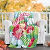 1pc Strawberry Princess2 Theme Blanket - Digital Print, Polyester, Cozy for All Seasons, Perfect for Outdoor, Camping, and Travel