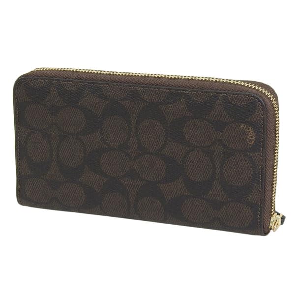 Кошелек средний кошелек Outlet Brand Brown Signature Canvas MDM ID ZP SIG CNVS CW781IMXAQ [Coach] женский [Товар]