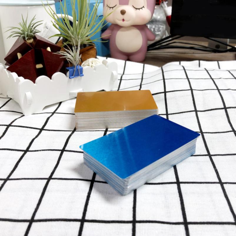 Многоцветный материал визитной карточки, визитная карточка с лазерной гравировкой, металлические визитные карточки, бланки для деловых визитов