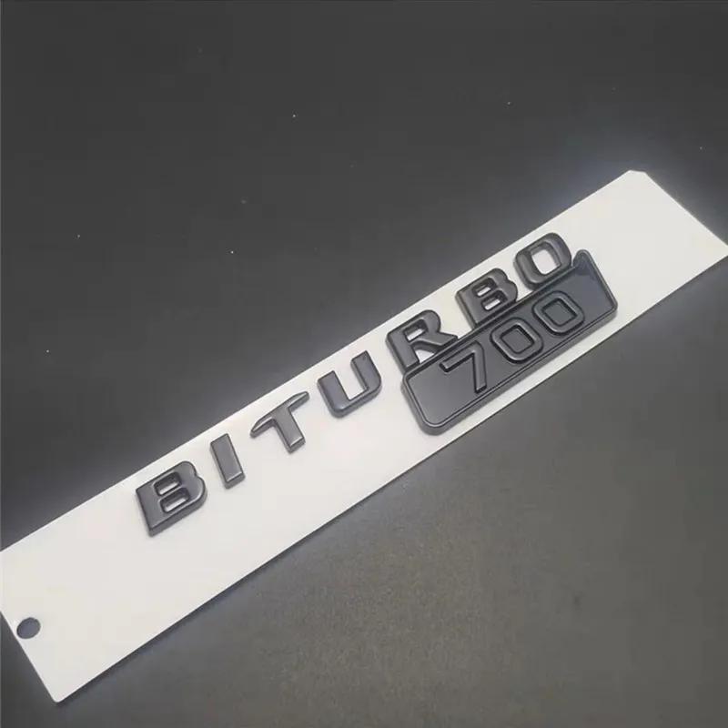 Автомобильные наклейки-эмблемы BITURBO 700 800 900 на крыло, багажник, кузов для Mercedes-Benz Brabus G Class G700 G800 G900 W463