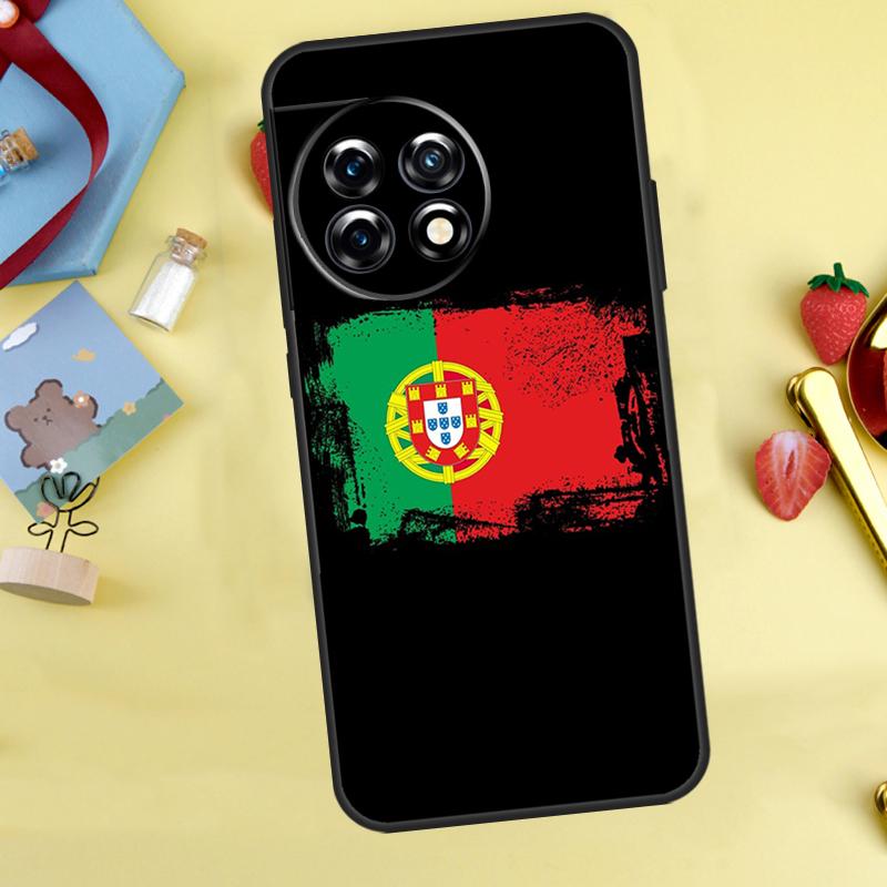 Чехол с флагом Португалии для OnePlus Nord 5 CE 2 3 4 Lite N20 N30 OnePlus 15 12R 13R 13 12 11 10 10T 13T