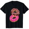 Casual Donuts Cartoon Graphic T Shirt for  Clothing Fashion  Print Doughnut Short Sleeve T-shirt Loungewear Pajama  Tops