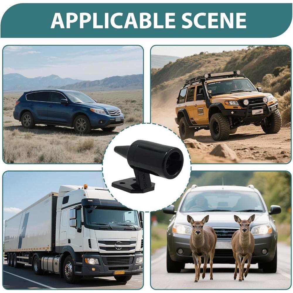 Anti Collision Siren Deer Repeller Wildlife Warn Device For Vehicle Animal Warn Whistles Effective Wildlife Repel Equipment