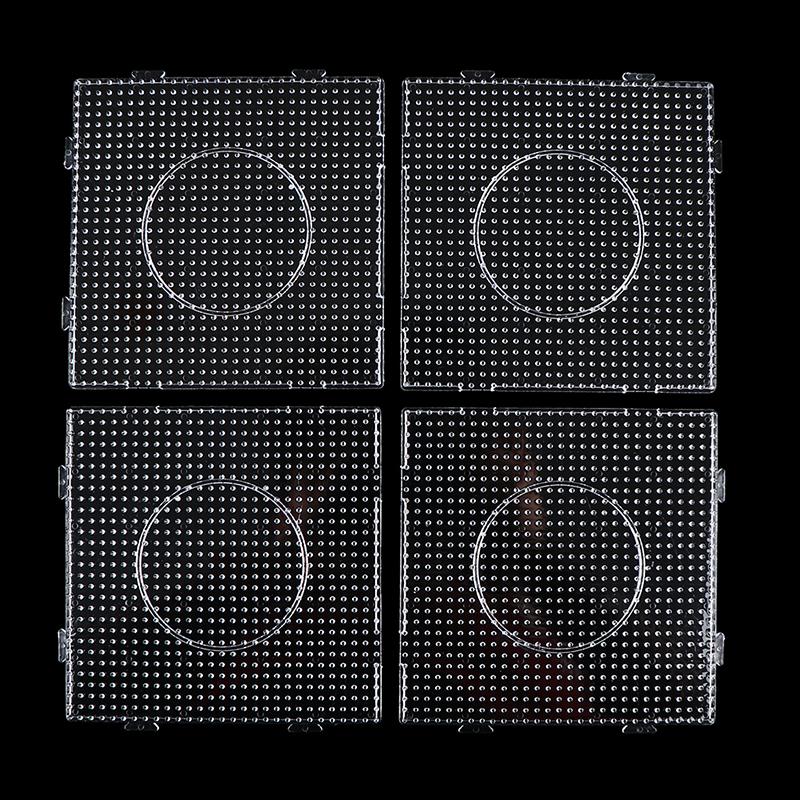 4Pcs Hama Beads Pegboards 15Cm Beads Template For Making Iron Beads Boards
