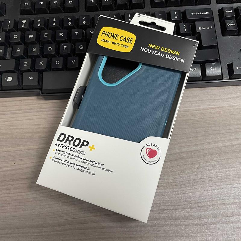 Для Samsung S25 Ultra Otter механический тип Defender Box чехол официальный для Galaxy S24 S21 S22Plus S23 с зажимом кронштейн пакет