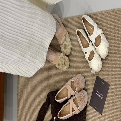 Красивые туфли-лодочки на плоской подошве с мелким вырезом женские 2025 новая летняя юбка Мэри Джейн вечерние туфли балетки