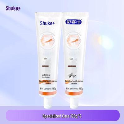 Отбеливающая зубная паста Shuke для защиты десен (2-Pack)