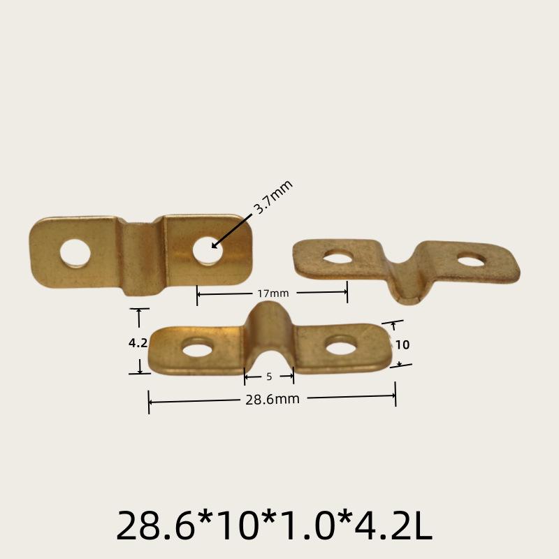 Bridge-Type Metal Wire Clamp Terminal Block Saddle Clip for Lighting Wiring