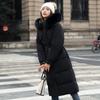 New Korean Style Winter Style Fashionable Women's Cotton Clothing Long Fashion Versatile Slim Fit Hooded Women's Cotton Coat Cotton Jacket