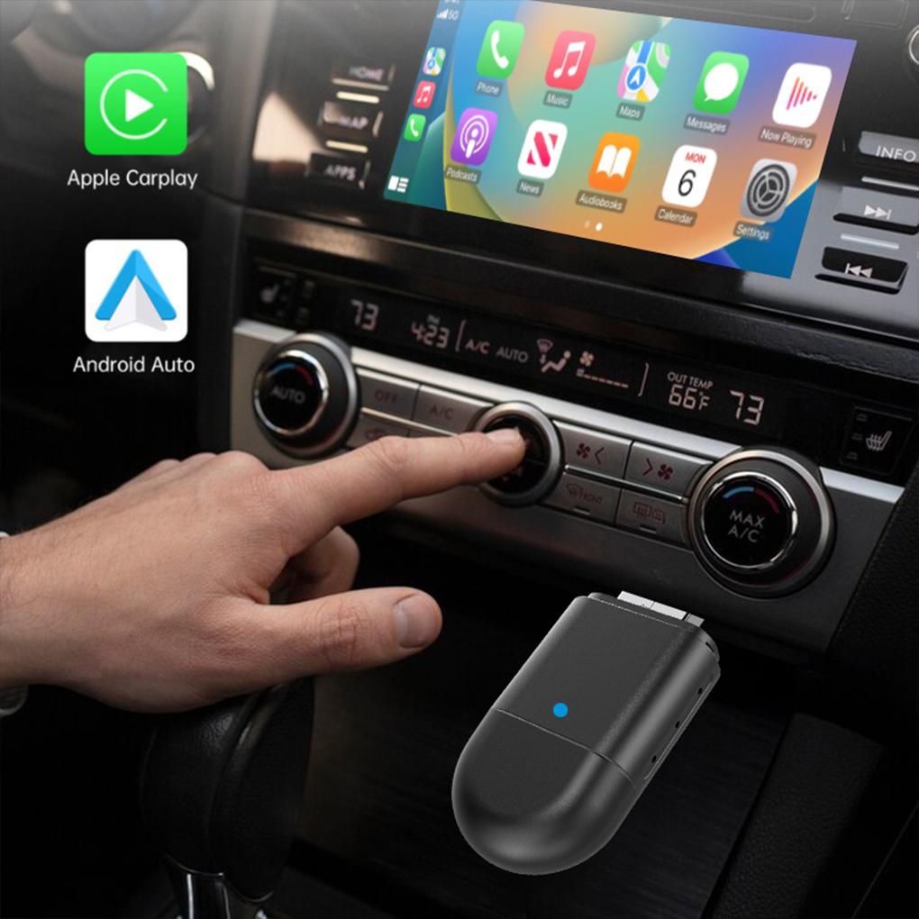 Wireless Car-play And Android Auto Adapter For Vehicle Hands-free Calling