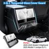 For Tesla Model 3 Highland/Model Y Juniper/Model YL 2025-26 All-in-one Air Vent Cover with Tempered Glass Film Integrated Design