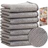 10 шт. утолщенные двухсторонние стальные шарики для мытья посуды кухонные кастрюли сковороды тряпки для мытья посуды кухонные полотенца
