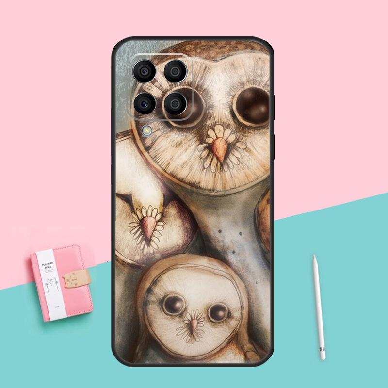 Cute Owls For Samsung Galaxy M32 M52 M31 M16 M11 M21 M13 M33 M35 M53 M55 M15 M14 M34 M54 M12 M06 Case