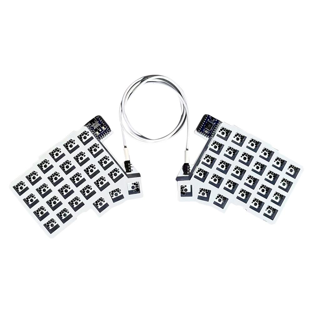 Split Keyboard Wired Ergonomics Keyboard Hot Swap Programmable Keyboard Split-layout Keyboard Customized PC Gamer Accessories