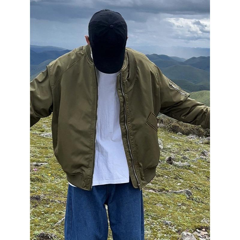 Мужская и женская стеганая куртка-авиатор для пар, новая зимняя свободная куртка с воротником бейсбольной джерси