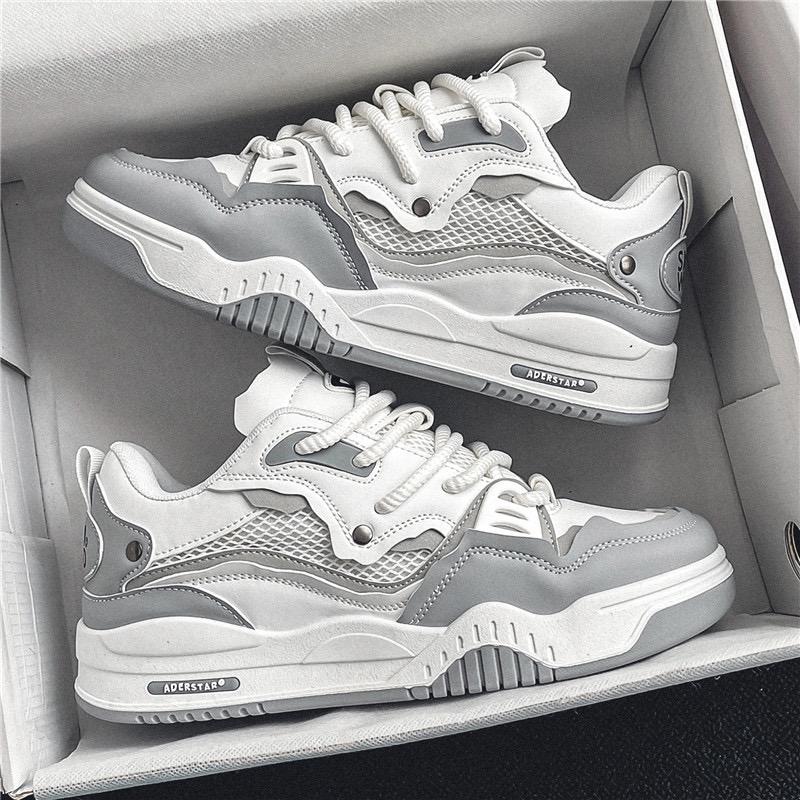 Fashion Men Sneakers Mesh Breathable Casual Shoe Trend Skateboard Shoe Outdoor Sport Running Shoes for Men Tenis Shoes Zapatillas Hombre