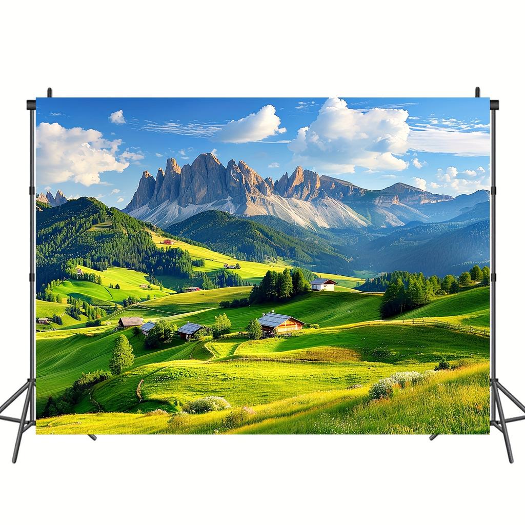 Multi functional polyester mountain tapestry - the perfect choice for living room, bedroom decoration, and party wall art