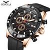 New Top Brand Fashion Men's Watch Large Dial Quartz Waterproof Tape Luminous Multifunctional Calendar Watch