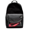 Nike Унисекс рюкзак Heritage из полиэстера, черный с красным, BA6175-010