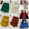 Keep Warm Knitted Scarves Long Wool Shawl Elegant Solid Color Scarf  Clothing Accessories