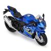 МСЗ 1:18 Suzuki GSX-R1000 базовая литая модель мотоцикла из сплава, игрушка для подарка, статичная литая модель мотоцикла