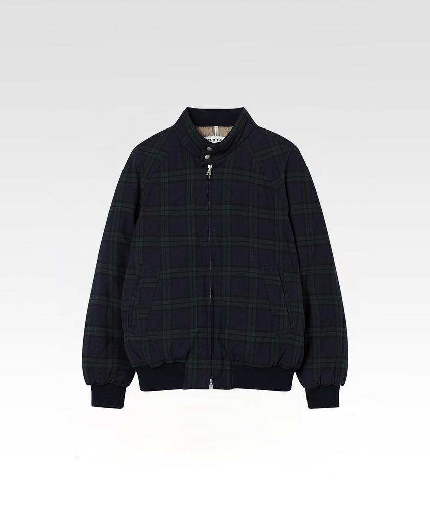Afterpray Ligaz Harrington Down Blouson Check Navy