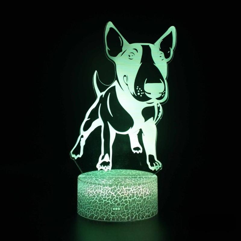 Cartoon Series 3D Night Light LED Colorful Touch Remote Control USB Creative Desk Lamp