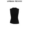 UR Women's Irregular Pleated Sleeveless Knit Top