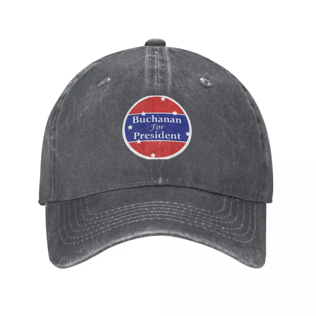Buchanan For President Logo Baseball Cap foam party Hat Ball Cap western Hat Hat Beach Women Unisexs