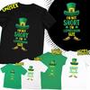 St Patricks Day I Am Not Short Irish Paddys Ireland T-Shirts Tee Top #SPD