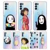 Spirited Away No Face Man For OPPO Reno7 SE 6 5 Z F 4G 5G Find X2 X3 Neo Lite Pro Plus Transparent Soft Phone Case Coque