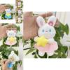 Cute Cartoon Bear Plush Toy Keychain With Short Fur For Kids And Adults Gifts