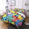 Мультяшный кактус король королева пододеяльник набор постельного белья суккулентные растения для взрослых зеленый тропический пустынные растения полиэстер пододеяльник
