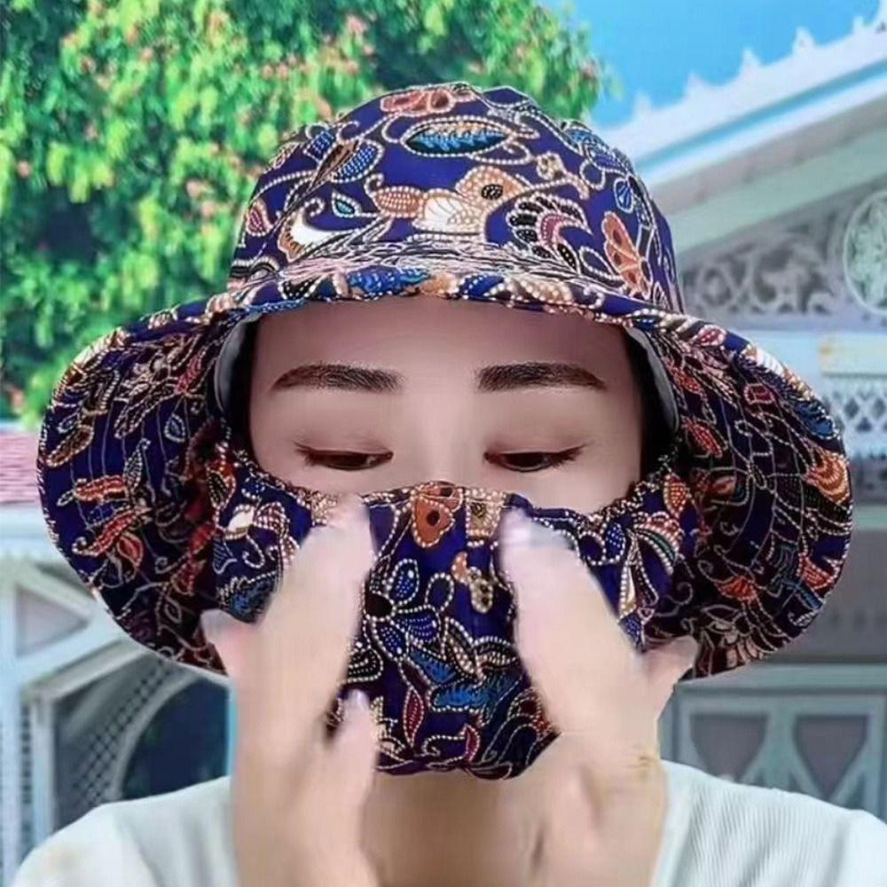 Защита шеи, анти-УФ-защитная крышка для сбора чая, пылезащитная маска, шляпа рыбака, шляпа с цветком, солнцезащитный крем, шляпа на открытом воздухе