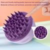 Silicone Scalp Massager Shampoo Brush For Hair Wash & Head Massage Tool For Bath Shower, Gentle Exfoliating Scrubber For Adults