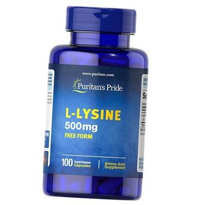 Лизин, L-Lysine 500, 100капс (27367008)