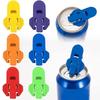 12pcs Cola Beverage Reusable Easy Can Opener Sealed Drink Beer Coffe Opener Lid Multi Function Kitchen Gadget Camping Accessory