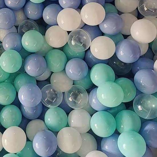 100 шт. Шарики для сухого бассейна Утолщенные Экологичные Гладкие Многоразовые Устойчивые к укусам Практические навыки