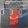 Для iPhone 17 Магнитный чехол MagSafe Чехол из арамидного углеродного волокна Ультратонкий Легкий Бронированный Защитный чехол