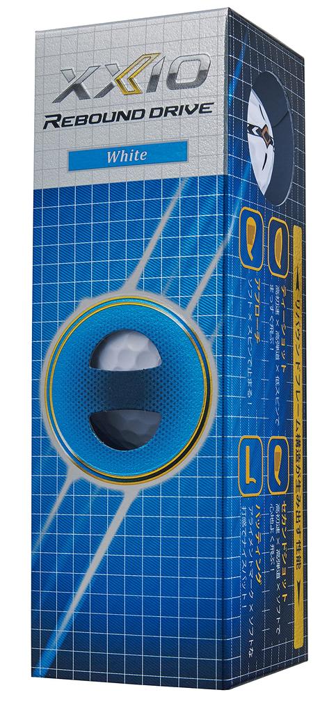 DUNLOP Golf Ball XXIO REBOUND DRIVE 2021 Model 1 Dozen White XNRDWH (12 Pieces)