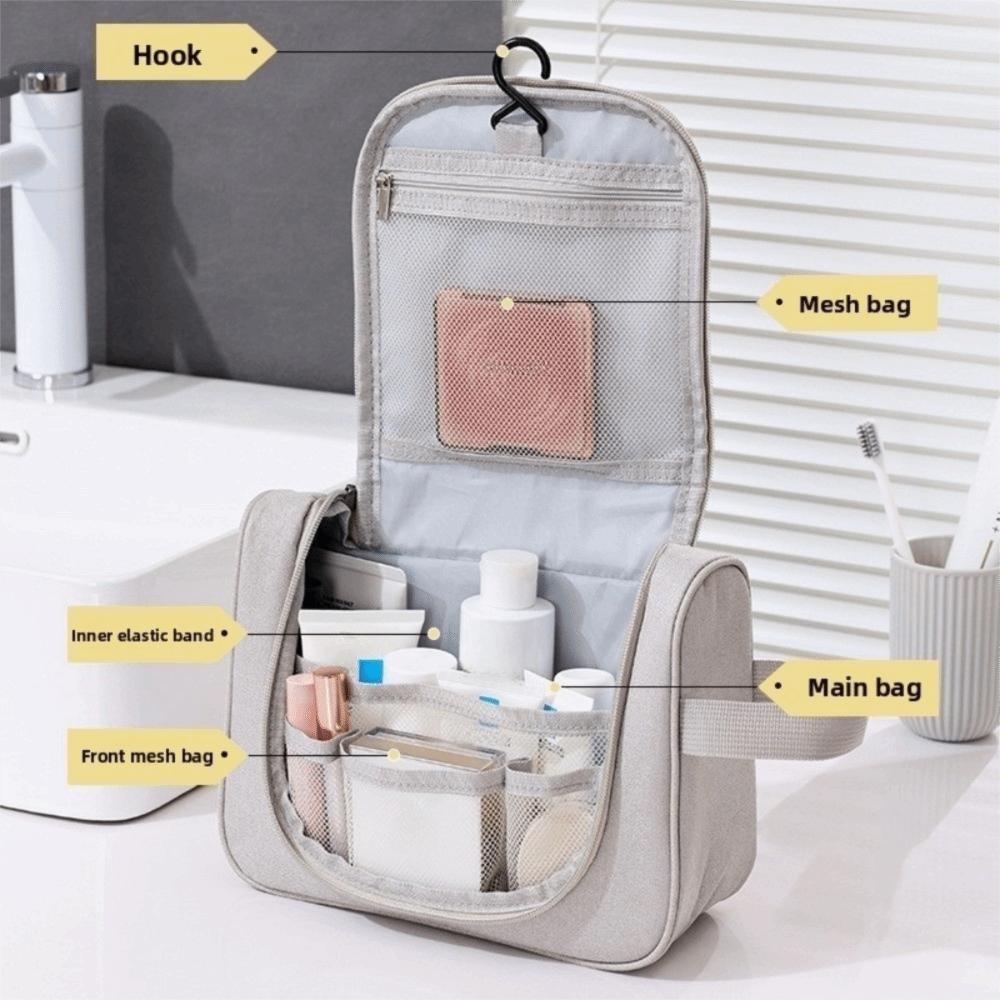Foldable Hanging Cosmetic Bag Multilayer Travel Toiletries Bag Fashion Travel Makeup Bag Bathroom